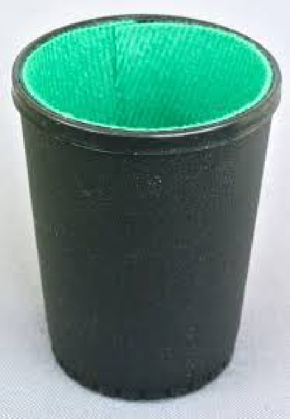 WÜRFELBECHER,PLASTIK,LEER