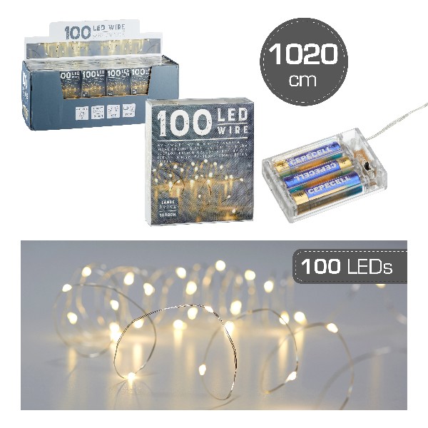 DRAHTLICHTERK.LED 100ER