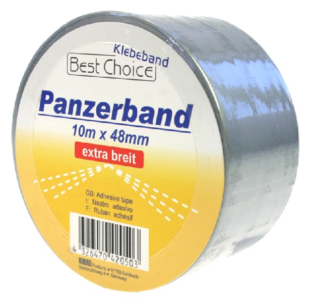 KLEBEBAND,SILBER,10M/48MM